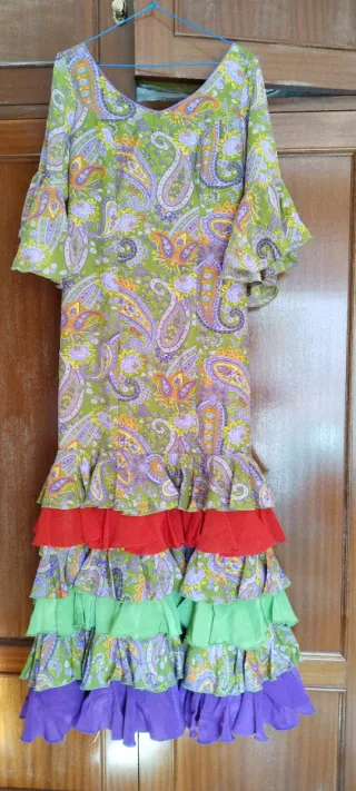 Traje de flamenca cachemir