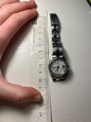 Reloj Lotus Plata y Blanco