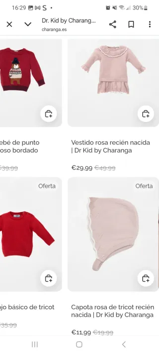 Vestido con capota niña 12m Charanga NUEVO