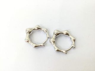 argollas plata 925mm