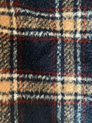 Abrigo cuadros forrado Zara muy buen estado