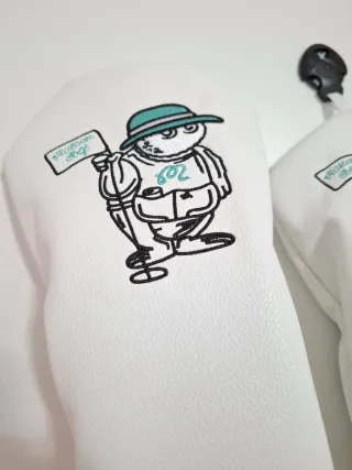 3 Fundas de Golf Malbon Blancas