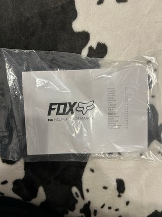 Casco Fox V1 Talla L y Gafas 100%