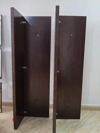 2 Estanterías de madera reforzadas