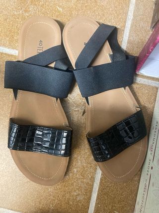 Sandalias Beige