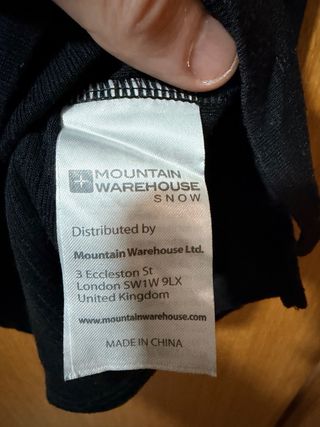 Camiseta Térmica Hombre Mountain Warehouse Talla L