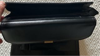 Bolso Cartera Cuero Negro