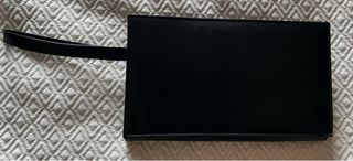 Bolso Cartera Cuero Negro