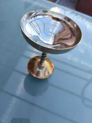 Juego 6 copas champán uranio