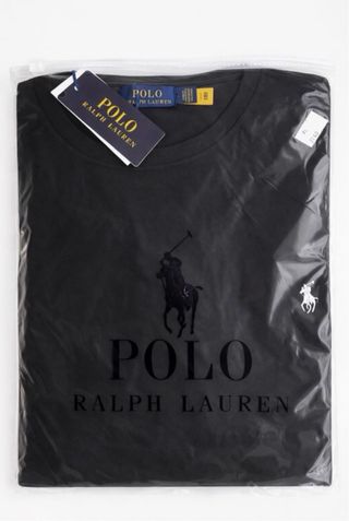 Camiseta Ralph Lauren negra · Talla XL · Nueva