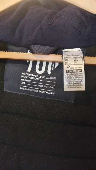 Chaqueta de esquí Wedze hombre azul marino