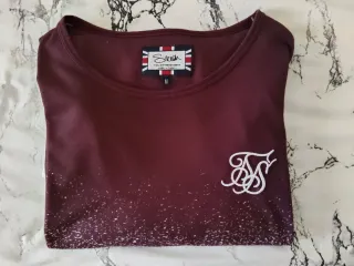 Camiseta SikSilk manga larga degradada