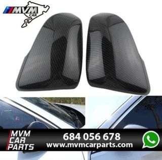 Carcasas de espejo look fibra de Carbono para BMW