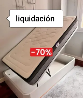Canapé y colchón liquidación -70%