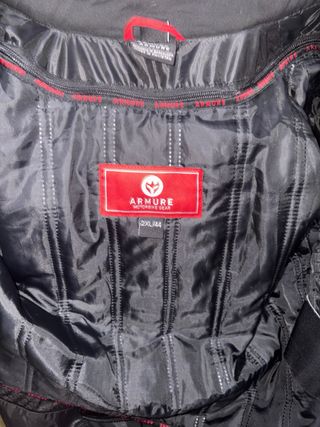 Chaqueta moto ARMURE negra