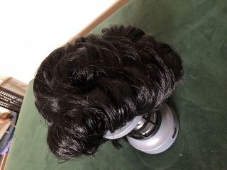 Peluca Disfraz Negra