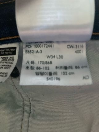 Jeans Levi's 505C W34
