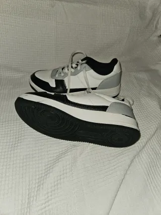 Zapatillas Bamba Blancas y Negras