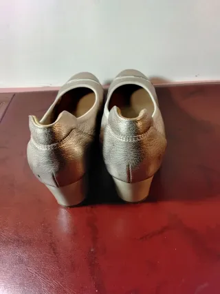 Ballerine Hogan vera pelle platino/cipria