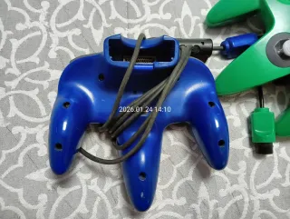 Pack Mandos Nintendo 64. Azul y Verde