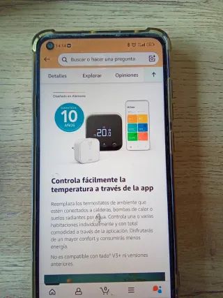 Termostato Tado con Bridge