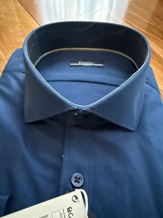 Camisa Dustin m/larga talla 5 color azul oscuro