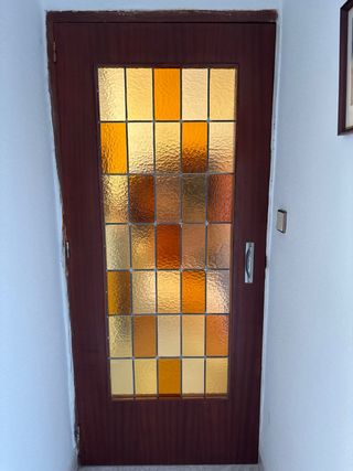 Puerta decorativa vidriera