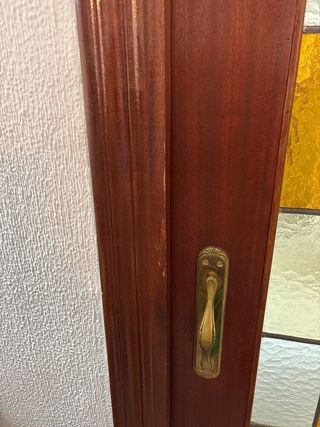 Puerta decorativa vidriera