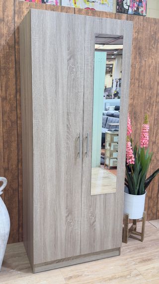 Armario 2 puertas con espejo