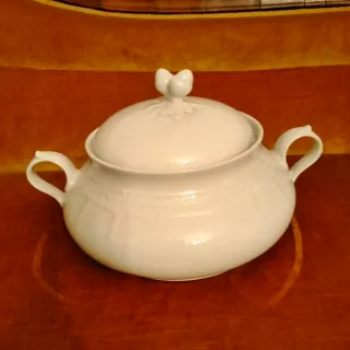 Zuppiera Tognana in Porcellana Bianca