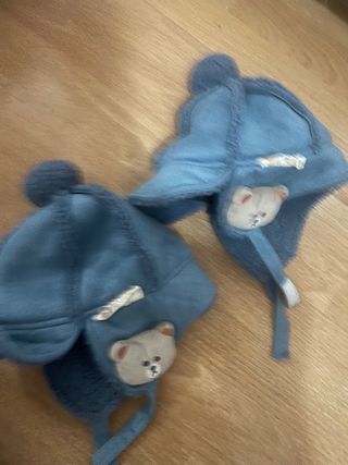 Gorro invierno niño pompón y ositos