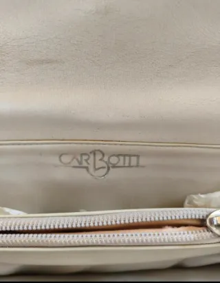 Borsetta vintage anni '30 beige