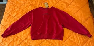 Sudadera Cold Culture streetwear roja