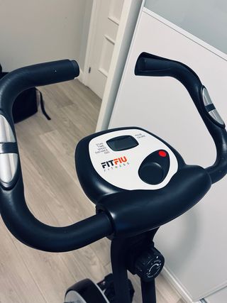 Bici estática Fitfiu plegable con pantalla