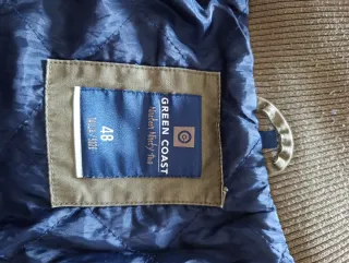 Chaqueta verde militar hombre