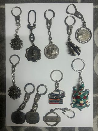 Lote de llaveros coleccionables