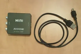 Convertidor AV a HDMI MINI UP Scaler 1080P