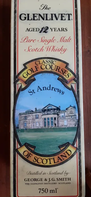 Scatola Latta Vintage Whisky Glenlivet