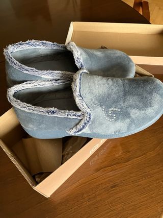 Zapatillas de casa Garzon azul/gris