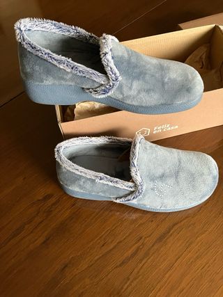 Zapatillas de casa Garzon azul/gris