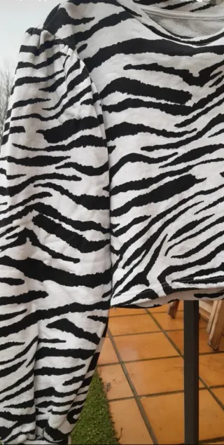 Jersey corto cebra talla S