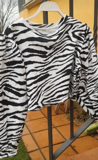 Jersey corto cebra talla S