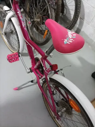 Bici niña BTWIN rosa 8-12 años