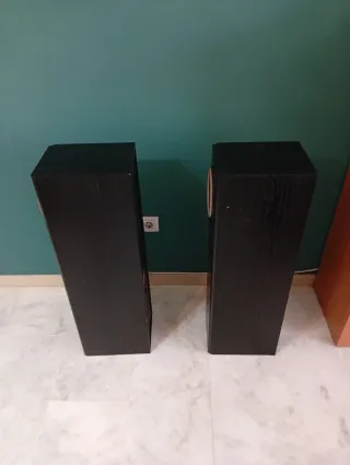 Bafles Columnas Negros Reacondicionados