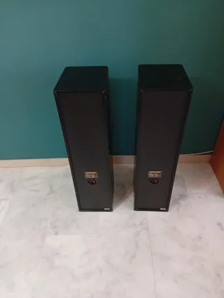 Bafles Columnas Negros Reacondicionados