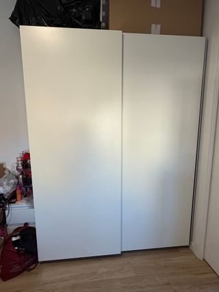Armario puertas correderas blanco