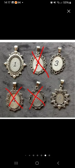 Colgante inicial fallera/huertana oro y blanco