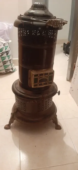 Estufa antigua vintage