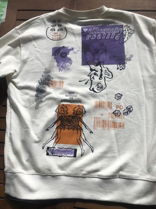 Sudadera Zara M No Clue Club