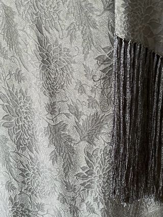 Mantón Seda 100% Negro